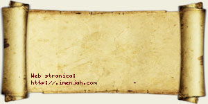 Jakov Adnađević vizit kartica